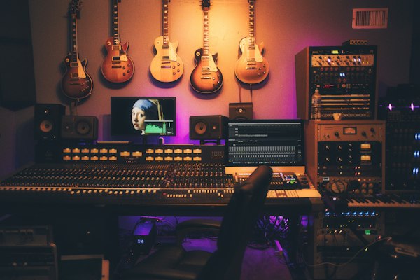 Recording studio console